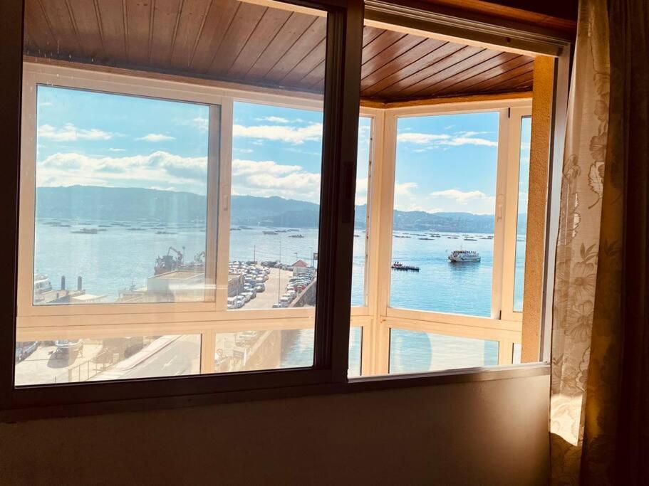 Disfruta Del Mar Y La Brisa Marina - Xanela Ao Mar Apartman Moaña Kültér fotó