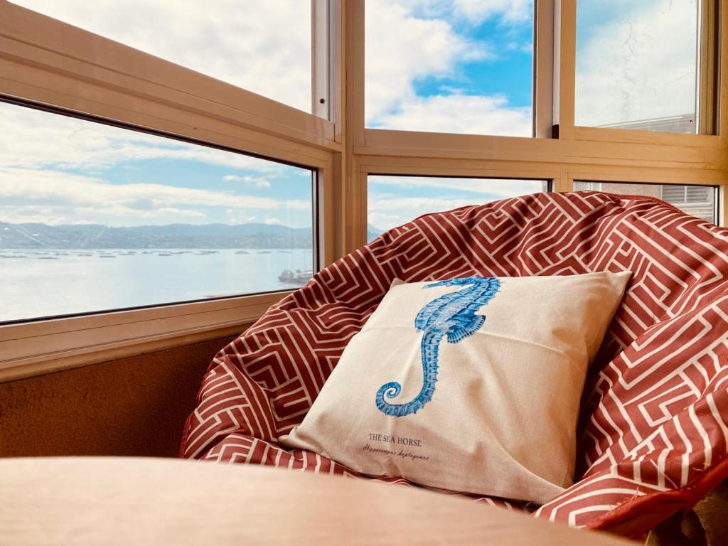 Disfruta Del Mar Y La Brisa Marina - Xanela Ao Mar Apartman Moaña Kültér fotó